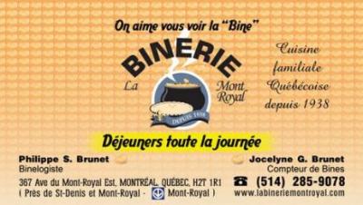 Binerie Mont-Royal